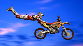 Cliff childs motorcycle trick air - his foot free wallpaper
