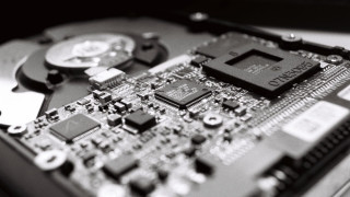 Motherboard harddrive 3d monochrome technology - a hard drive free wallpaper