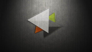 Gray orange abstract wallpaper triangle - the other side free wallpaper for desktop