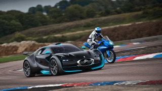 Motorcycle race track car mountain - a motorcycle next free wallpaper