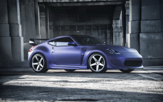 Blue sports car parking lot 7 - a parking lot next free wallpaper