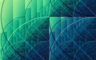 Blue green abstract pattern overlapping - abstract background free wallpaper