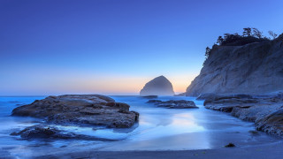 Beach rock formation water sky 5 - fletcher martin free wallpaper