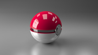 Red white object gray surface - ayo free wallpaper