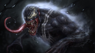 Creepy creature spooky grin glowing - a large mouth free wallpaper