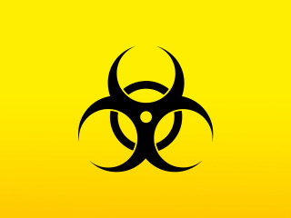 Black yellow biohazard symbol yellow - carlos trillo name free wallpaper