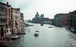 Venice canal matte painting bridge - canaletto free wallpaper