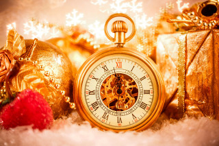 Gold pocket watch christmas presents - christmas free wallpaper for desktop