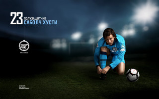 Man kneeling soccer ball ryabushkin - andrei ryabushkin free wallpaper
