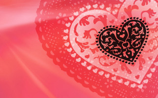 Heart shaped object pink background - the top free wallpaper