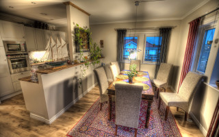 Dining table chairs rug window - room table free wallpaper
