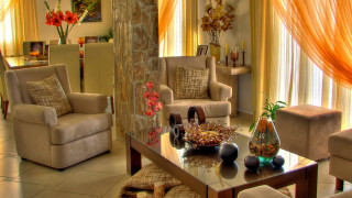 Living room couch chairs table 3 - the table free wallpaper