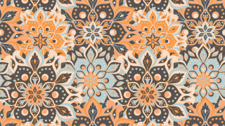 Colorful floral flemish ferriswheel fireworks - a white center free wallpaper