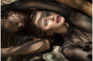 Two women sheer clothing bench - christian w. staudinger free wallpaper