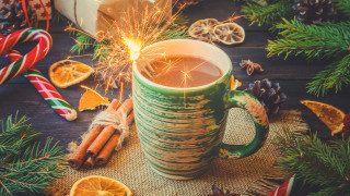 Hot chocolate sparkler christmas orange - hot chocolate free wallpaper