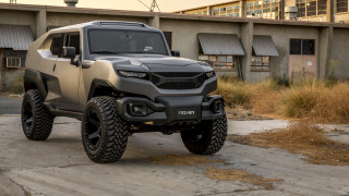 Gray suv roofrack cubo futurism - a roof free wallpaper