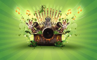 Green music ecology artist digital - musical free wallpaper for desktop