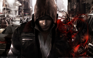 Man hooded jacket city fireball - jacket free wallpaper