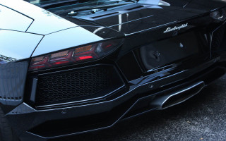 Black sports car hood up 13 - its hood free wallpaper