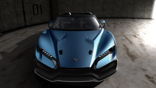 Blue sports car garage light 4 - ahmed yacoubi free wallpaper