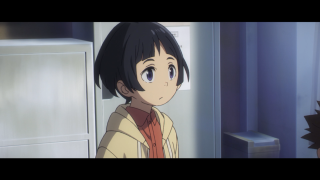 Young girl refrigerator open door - kyoani free wallpaper