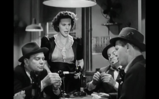 Group people eating wine dinner - a group of people sitting free wallpaper