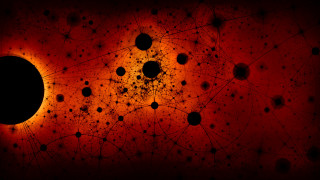 Black hole red light particles - a black hole free wallpaper