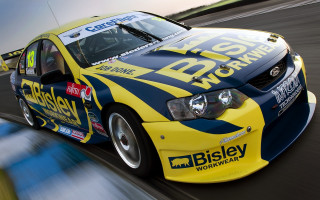 Yellow blue car track motion - the car free wallpaper