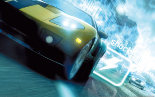 Yellow black car cityscape skyscraper - a tall building free wallpaper