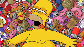 Cartoon character food drinks junk - high definition free wallpaper