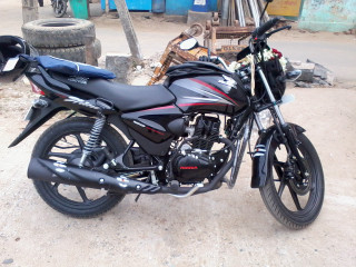 Motorcycle dirtroad building junk bike - single free wallpaper