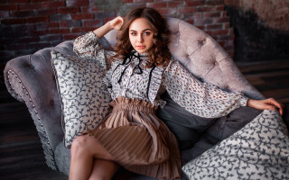 Elina karimova rococo fashion portrait - a skirt free wallpaper