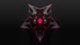 Red black abstract 3d glowing - abstract design free wallpaper