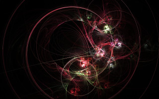 Spiral light fractal glowing eyes - image of a spiral free wallpaper