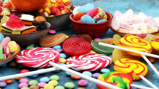 Candy bar lollipops bowls neoplasticism 2 - lot free wallpaper for desktop