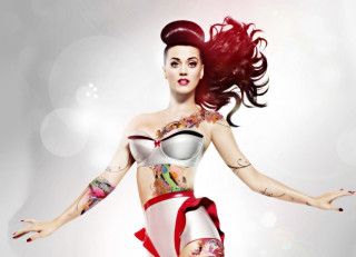Woman tattoo dance pop art - red skirt free wallpaper for desktop