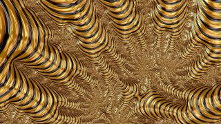 Gold black abstract wavy curves - a gold background free wallpaper