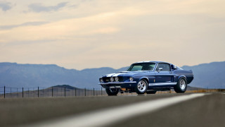 Blue mustang road mountains fence - eddie mendoza free wallpaper for desktop