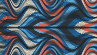 Colorful wavy lines red white - colorful pattern free wallpaper