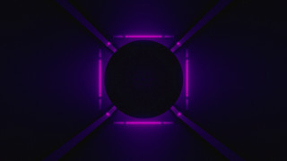 Dark purple light circle room - aesthetic free wallpaper