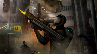 Man gun city street cold - a gun in a city street free wallpaper