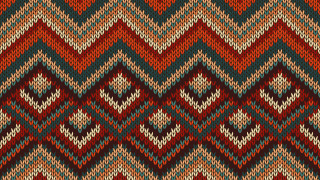 Knitted pattern red blue green - warm color free wallpaper for desktop