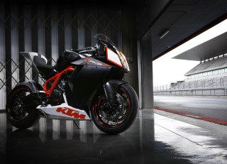 Motorcycle garage red white stripes - a garage next free wallpaper for desktop