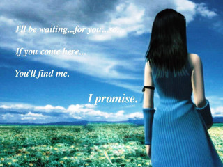 Woman blue dress field sky 2 - the book free wallpaper