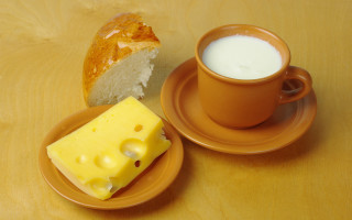 Bread milk table plate food - rutkowski free wallpaper for desktop