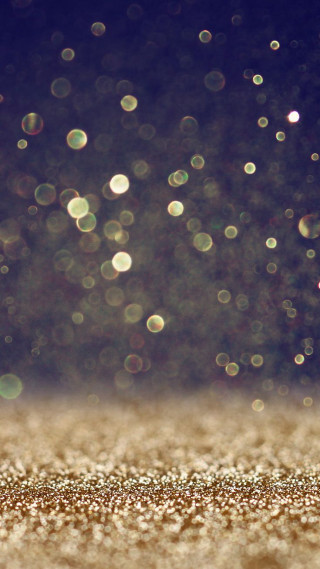 Glittery holography bokeh bubbles underwater - free light wallpaper for mobile