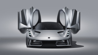 Silver sports car open doors 5 - open door free wallpaper