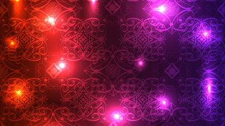 Colorful hearts stars hologram magic - dark background free wallpaper for desktop