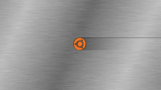 Metal orange circle black circle - a metal background free wallpaper