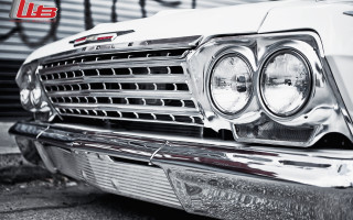 Car headlights graffiti wall photorealism - a graffiti free wallpaper